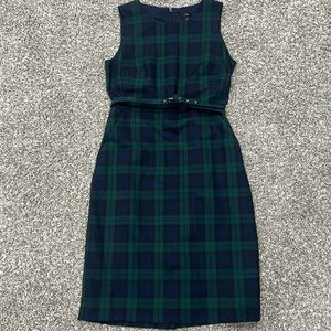 JCrew plaid dress size 4